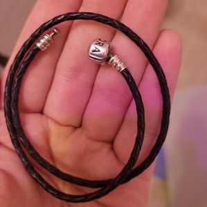 Pandora Leather Rope Cord Bracelet